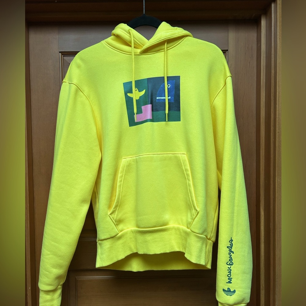ADIDAS Shmoo Skateboarding Marc Gonzales Pullover Hoodie /size small /Like new